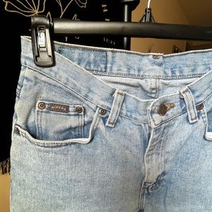 Vintage Riders Medium Wash Mid Rise Straight Leg Jeans